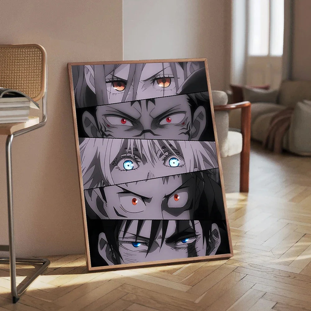 Anime Eyes Collage