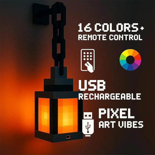 16 Colour Pixel Style Lantern