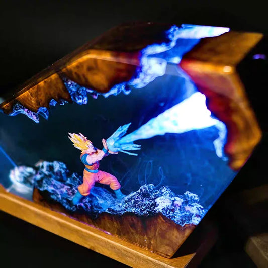 Kamehameha Resin Lamp